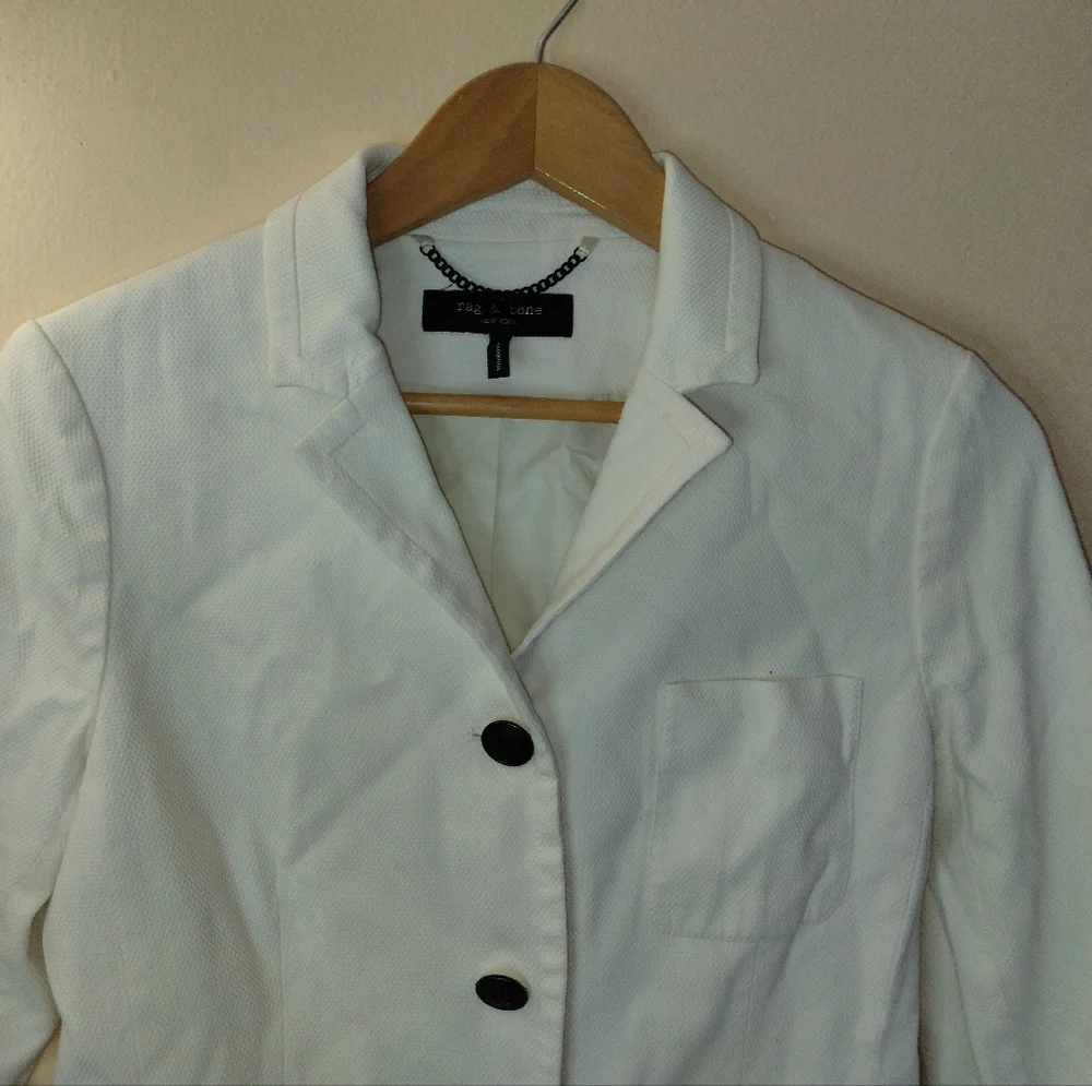 Rag & Bone Redgrave Blazer in Vanilla Size 8
